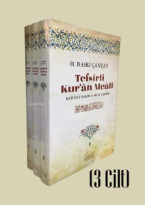 Tefsirli Kur’an Meali ( 3 Cilt Takım ) Hasan Basri Çantay;Kur'an-ı Hakim ve Meal-i Kerim