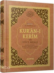 Kur'an-ı Kerim ve Yüce Meali (Ayfa-174, Cami Boy, 2 Renk, Mühürlü)