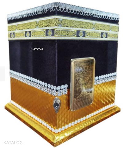 2 Kademeli Kabe Hafız Boy Kutulu Kur'an-ı Kerim(kod:391TGOLD)