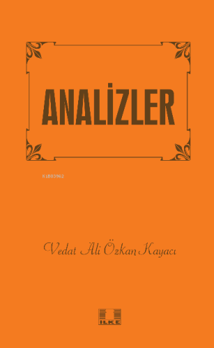 Analizler - İlke Yayıncılık - Selamkitap.com'da