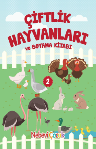 Çiftlik Hayvanları ve Boyama Kitabı – 2 - Nebevi Hayat Yayınları - Sel