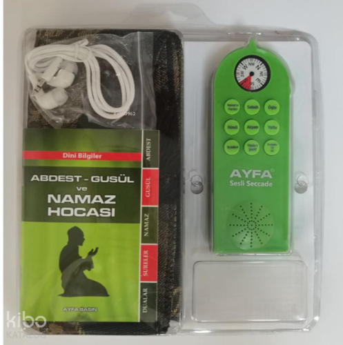 Eğitici Namaz Seti-Yeşil- Sesli Seccade Kod: Ayfa505Y - Ayfa Basın Yay