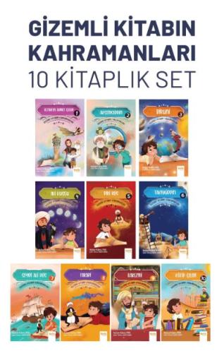 Gizemli Kitabın Kahramanları-10 Kitaplık Set - Çelik Yayınevi - Selamk