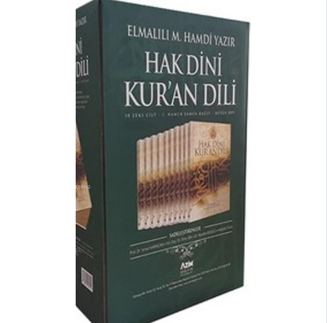 Hak Dini Kur'an Dili (10 Cilt, Büyük Boy, Şamua)