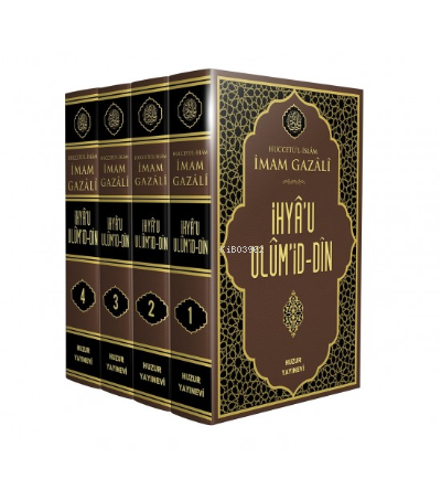 İhyau Ulumiddin – 4 Cilt / Büyük Boy - Huzur Yayınevi - Selamkitap.com