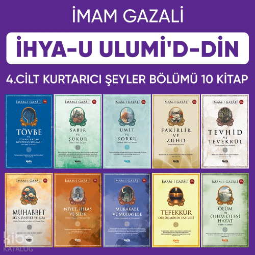 İhyau Ulumiddin 4. Cilt (Kurtarıcı Şeyler 10 Kitap) - Çelik Yayınevi -