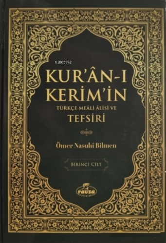 Kur'an-ı Kerim'in Türkçe Meali Alisi ve Tefsiri (8 Cilt Takım) - Ravza