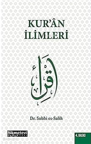 Kur'an İlimleri - Kitap Dünyası - Selamkitap.com'da