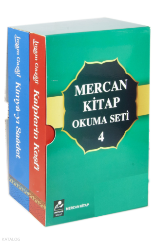 Mercan Okuma Seti 4 (2 Kitap);Kimya-ı Saadet - Kalplerin Keşfi - Merca