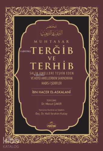 Muhtasar Terğib Ve Terhib ;(Ciltli- İthal)