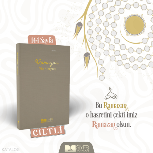Ramazan Planlayıcı Sert Kapak(Ciltli) - Siyer Yayınları - Selamkitap.c