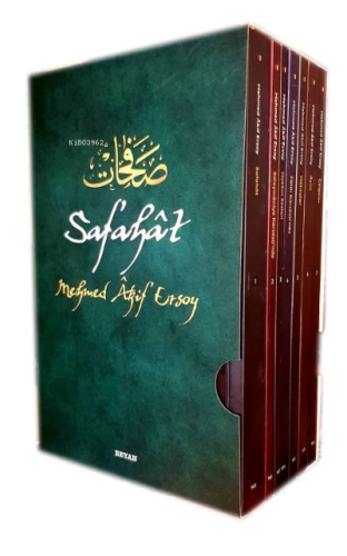 Safahat ( 7 Kitap - Kutulu );Osmanlıca, Latinize ve Günümüz Türkçesi -