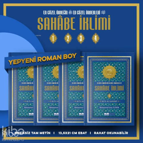 Sahabe İklimi 4 Cilt (Roman Boy)