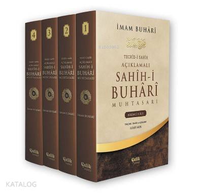 Sahih - i Buhari Muhtasarı (4 Cilt Kutulu) - Çelik Yayınevi - Selamkit