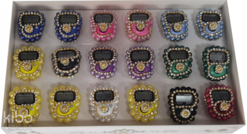 Set 18'li Kutu Taşlı Zikirmatik Kod:509T - Ayfa Basın Yayın - Selamkit