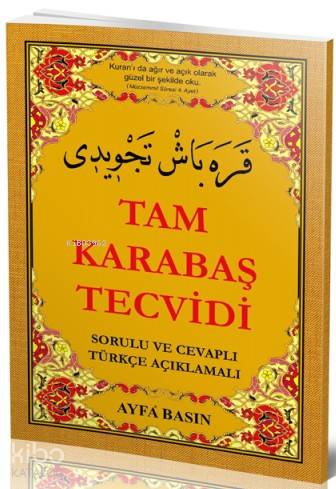 Tam Karabaş Tecvidi (Ayfa-046, Türkçeli); Sorulu - Cevaplı Türkçe Açık