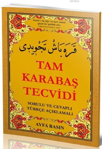 Tam Karabaş Tecvidi (Ayfa-046, Türkçeli); Sorulu - Cevaplı Türkçe Açık